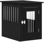 vidaXL Hundebox-M&ouml;bel Schwarze Eiche 45 x 62 x 59 cm Holzwerkstoff 862174