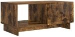 vidaXL Couchtisch Ger&auml;ucherte Eiche 90 x 50 x 40 cm Holzwerkstoff 894040
