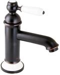 PaulGurkes Schwarz Nostalgie Wasserhahn Einhandmischer Retro Waschtischbatterie