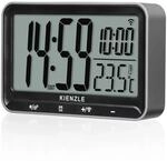Kienzle Wecker Digital Horizontal Silber-Schwarz