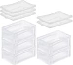SuperSparSet 5 x Transparenter Eurobeh&auml;lter BasicLine Mit Geschlossenem Griff...