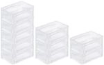 SparSet 10 x Transparenter Eurobeh&auml;lter BasicLine Mit Geschlossenem Griff...