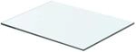 vidaXL Regalboden Glas Transparent 40 cm x 25 cm 243815