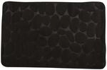 MSV Badematte Kiesel 50 cm x 80 cm Schwarz