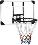 vidaXL Basketballkorb Transparent 71x45x2,5 cm Polycarbonat 93670