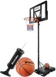 Tectake Basketballkorb Dirk Outdoor Freistehend Mit R&uuml;ckwand 230 305 cm 150 x 111 x