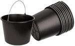 BigDean 5 St&uuml;ck Baueimer 20l M&ouml;rteleimer mit Henkel Eimer f&uuml;r Baustelle...