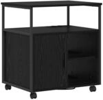 vidaXL Schrank mit Ladestation Schwarz Eichen-Optik 61 x 46 x 67 cm 859830