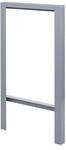 MCW Fahrradb&uuml;gel J74 Verzinkter Karbonstahl 115x60x6cm Grau