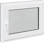 vidaXL Kellerfenster RISOR Anthrazit 60 x 100 cm PVC und Glas 42047319