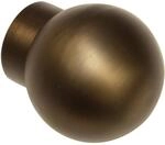 Gardinia Endst&uuml;ck Windsor Ball f&uuml;r &Oslash; 25 mm Bronze 2-er Pack