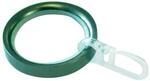 Gardinia Ringe Memphis mit Gleiteinlage Edelstahloptik 10-er Pack