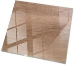 Tulup Tischplatte Nat&uuml;rliches Holzmuster Tischplatte 60x60 cm Braun Tischplatte
