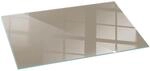 Tulup Glasplatte f&uuml;r Kamin Braun Kamin Glasplatte Rechteck 140x70 cm Braun