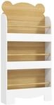 AIYAPLAY B&uuml;cherregal f&uuml;r Kinder Kinderregal mit 3 Ablagen aus Holz