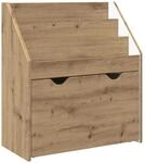vidaXL Kinderregal Artisan-Eiche 60 x 29,5 x 69 cm Holzwerkstoff 892398