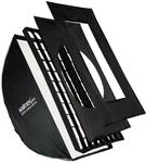 Walimex Pro Studio Softbox 60X90Cm 360&deg; Schirmfunktion Grid Bowens Adapter