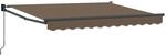 vidaXL Ausziehbare Markise Taupe 3 x 2,5 m 3425864
