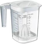 Rotho Back-Messbecher Loft 1,5, Wei&szlig;-Transparent