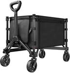 Tectake Bollerwagen Smartrider Faltbar Kunststoffr&auml;der Mit Profil 47 x 83 x 90 cm