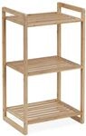 Relaxdays Regal Bambus Natur 3 Ablagen 70 cm x 40 cm x 30 cm 2,2 kg