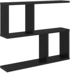 vidaXL Wandregal Schwarze Eiche 60 x 12 x 50,5 cm Holzwerkstoff 8012253