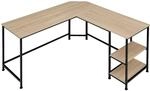 Tectake Schreibtisch Hamilton Industrial Style Holz und Stahl 138 x 138 x 75 50 cm