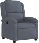 vidaXL Relaxsessel Dunkelgrau Samt Modell 27
