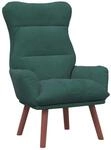 vidaXL Relaxsessel Dunkelgr&uuml;n 69 x 74 x 93 cm Samt 42001836