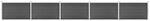 vidaXL Zaunelement Set WPC 872x105 cm Schwarz 3070450