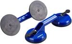 Relaxdays Doppelsaugheber 2er Set ABS-Kunststoff Gummi Blau Schwarz Tragkraft...