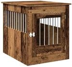 vidaXL Hundek&auml;fig im M&ouml;belstil Altholz-Optik 64,5x80x71 cm 857645