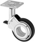 SOTECH Design M&ouml;belrolle BERLIN &Oslash;60 mm Belastbar Bis 60 kg mit Montageplatte und