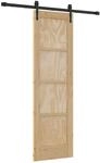 vidaXL Schiebet&uuml;r ORKDAL Natur 61 x 198,5 cm Massives Kiefernholz 3445593