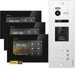 Balter EVO-HD Video-T&uuml;rsprechanlage mit Fingerprint f&uuml;r Dreifamilienhaus mit...