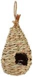 Relaxdays Vogelnest Stroh Natur Zum Aufh&auml;ngen 29 cm x 12 cm 100 g