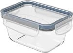 Rotho K&uuml;hlschrankdose Clic & Lock Glas 0,5, Horizontblau