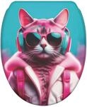 SANILO WC Sitz mit Absenkautomatik Top Fix Neon Cat