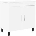 vidaXL Waschtisch Wei&szlig; 60 x 35 x 60 cm Holzwerkstoff 889395