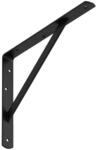SOTECH Regalkonsole 300 x 225 x 30 mm 100 Kg Tragkraft Schwarz Pulverbeschichtet