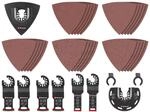 Einhell Multitool-Set XL Plus-Case mit Universalaufnahme f&uuml;r Holz 35-teilig