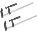 STAHLWERK Schraubzwinge 80 X 500 mm Klemmzwinge Stabile F Zwinge 2er Set