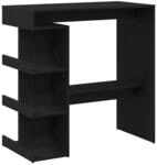 vidaXL Bartisch Schwarz Eichen-Optik 100 x 48 x 101,5 cm Holzwerkstoff 862705