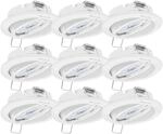 Oktaplex 9er Set LED Spot Dijon inkl. LED Modul 3000K Warmwei&szlig; 380lm Deckenspot