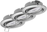 Oktaplex 3er Set Einbauspot Dijon Schwenkbar inkl. LED Modul Neutralwei&szlig;...