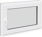 vidaXL Kellerfenster RISOR Anthrazit 80 x 70 cm PVC und Glas 42047284