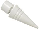 Gardinia Endst&uuml;ck Chicago Spitze f&uuml;r &Oslash; 20 mm Wei&szlig; 2-er Pack