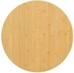 vidaXL Tischplatte &Oslash;70x4 cm Bambus 352689