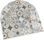 Tulup Glasplatte f&uuml;r Kamin Mosaikmuster in Fliesen Bodenplatte Glas f&uuml;r Ofen