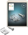 Philips Hue Befestigungsclip Flux f&uuml;r LED-Streifen 10 St&uuml;ck